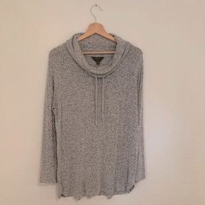 Cozy cowl neck lightweight sweater